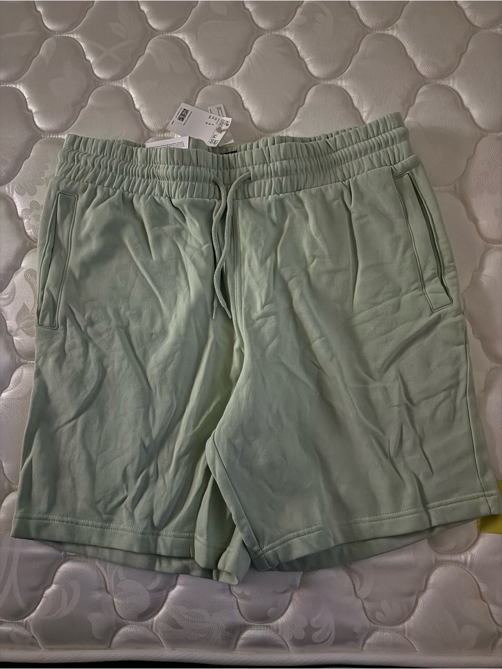 H&M Mint Green Drawstring Athletic Shorts